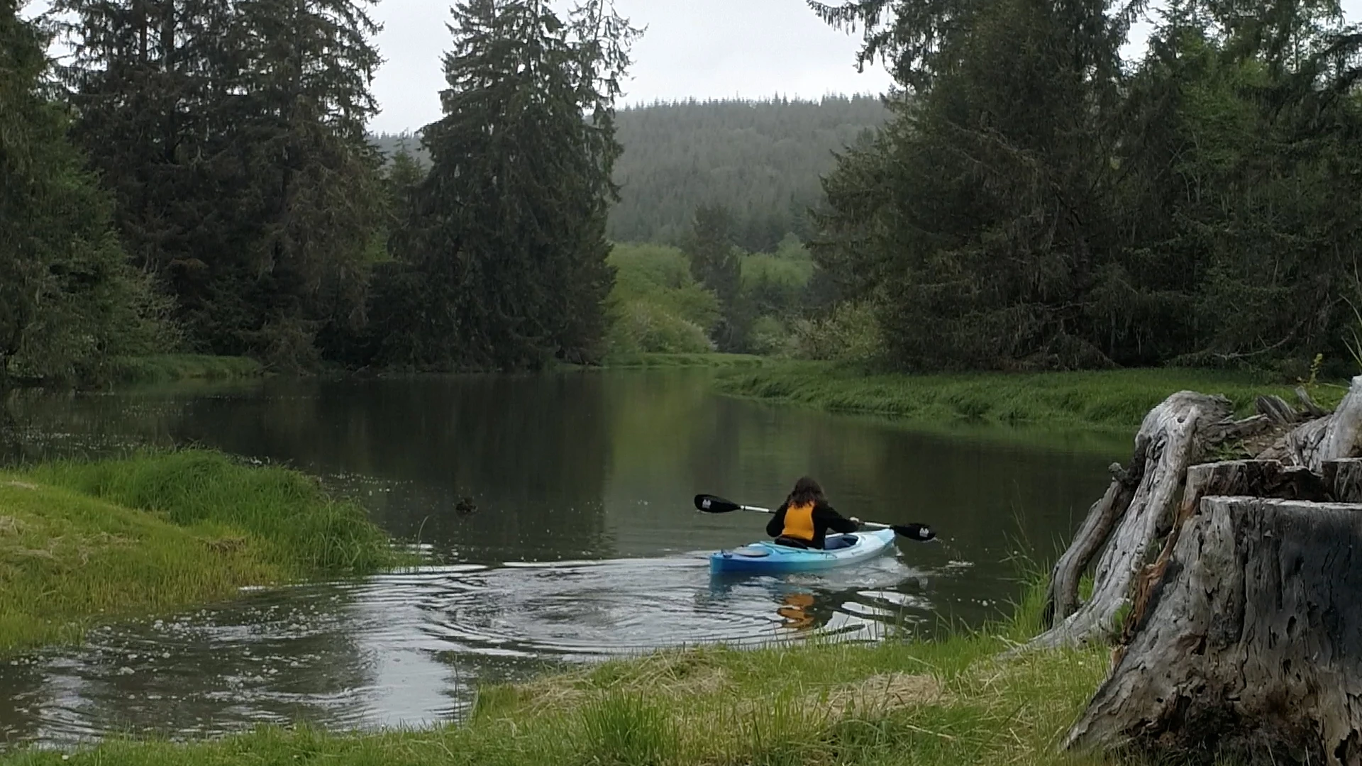 Kayak in Grays Harbor